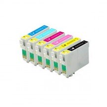 Multipack compatible Epson T0487 (6 cartouches)