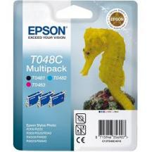 Multipack Epson T048C - Noire, cyan et magenta