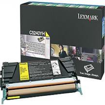 Toner Lexmark C5240YH - jaune (5.000 pages)