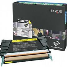 Toner Lexmark C734A1YG - jaune (6.000 pages)