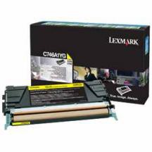 Toner Lexmark C746A1YG - Jaune (7.000 pages) retornable c746/c748