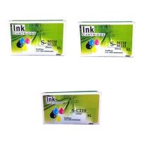 Pack 3 cartouches compatibles Samsung INK-C210 + INK-M210/M215 (2 NOIR + 1 COULEUR)