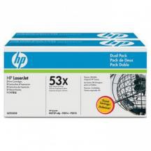 Toner HP Q7553XD - Noir (7.000 pages) pack 2 toners