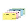 sigel Bloc de tickets numérotés 1-1000, 105 x 50 mm
