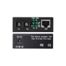 DIGITUS convertisseur média Fast Ethernet, RJ45/SC, monomode
