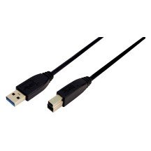 LogiLink câble USB 3.0, USB-A - USB-B mâle, 3 m, noir