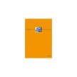 Oxford Bloc-notes, 110x170mm, quadrill,80 feuilles, orange