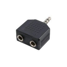 LogiLink Adaptateur audio, connecteur jack - 2x prise jack
