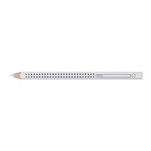 FABER-CASTELL Crayon pour cahier et tableau Jumbo GRIP blanc