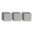 MAUL Aimant néodyme, cube, (L)10 x (P)10 x (H)10 mm, nickel