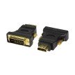 LogiLink Adaptateur HDMI mâle - DVI-D femelle 24+1, noir
