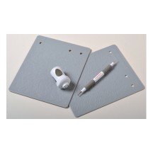 FISKARS Kit de plaques de texture & outils, 12 motifs, gris