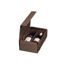 smartboxpro carton cadeau bouteille de vin, pour 2 bouteille