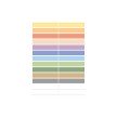 HERMA tiquettes pour crayons HOME, couleurs assorties,
