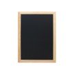 Securit Tableau noir UNIVERSAL, avec cadre en bois, noir