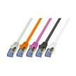 LogiLink Câble Patch Primeline, Cat. 6A, S/FTP, 50,0 m, noir