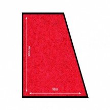 Securit Tapis anti-salissures, 900 x 2.000 mm, rouge