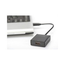 DIGITUS Adpatateur vido USB 3.0 - HDMI, noir
