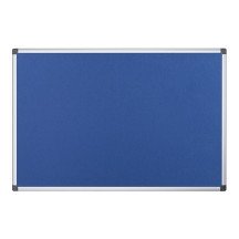 Bi-Office Tableau en feutre 'Maya', 1.200 x 900 mm, bleu