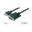 DIGITUS Câble pour moniteur HDMI - DVI-D 18+1, 2,0 m