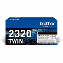 Toner Laser BROTHER TN2320 Noir (*2) TN2320TWIN