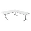 kerkmann Table de bureau assis-debout Move 3 Premium, gris