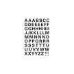 HERMA lettres autocollantes A-Z, (H)5 mm
