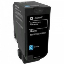 Toner compatible Lexmark 74C2SC0 - cyan - 7.000 pages
